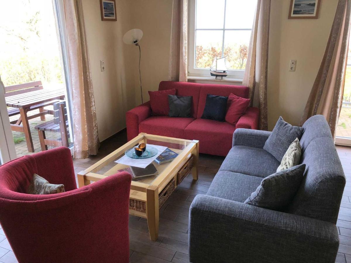 Ferienhaus Boddenblick Und Kranich Vieregge Bagian luar foto
